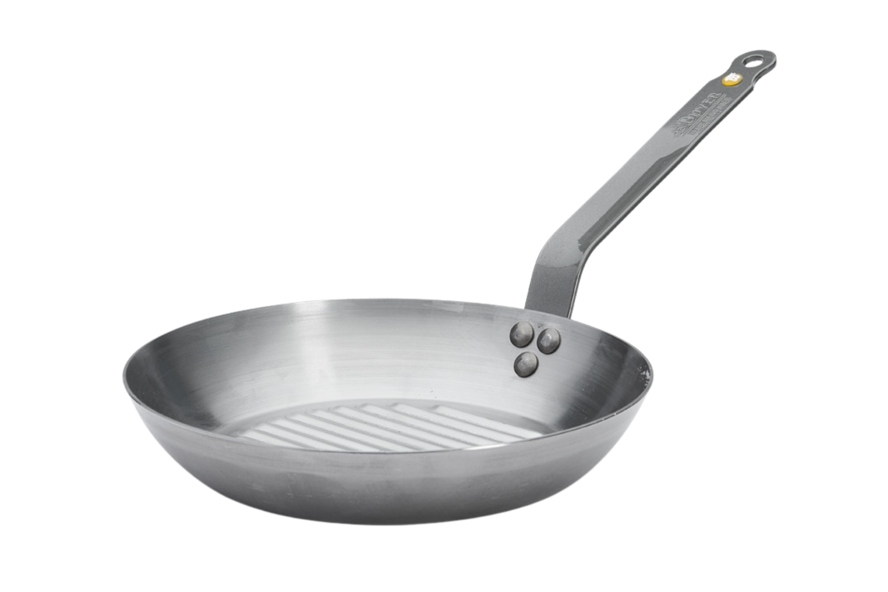 Poêle gril en acier De Buyer Minéral B 26 cm - manche en fonte