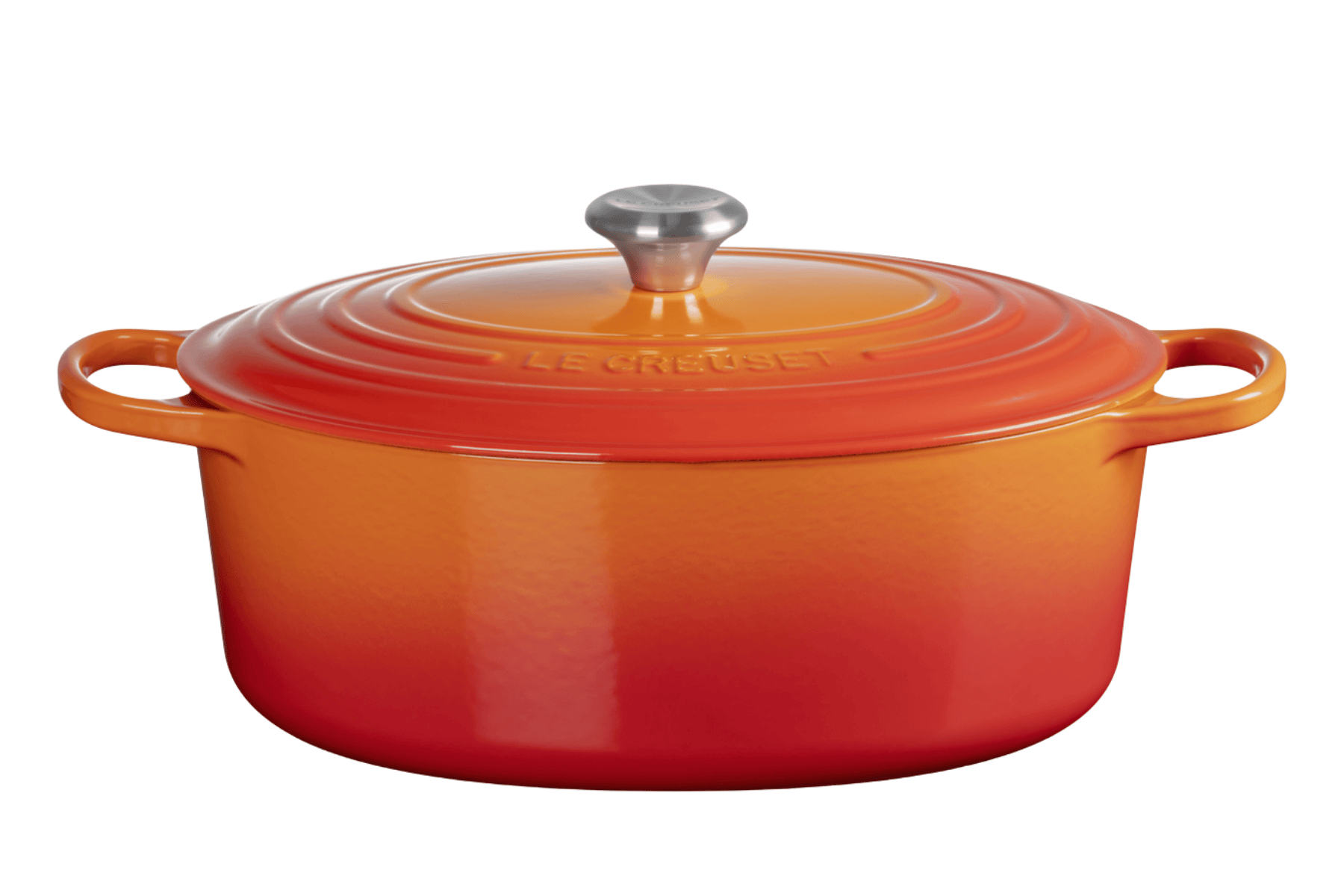 Cocotte en fonte Le Creuset ovale Volcanique - 33 cm