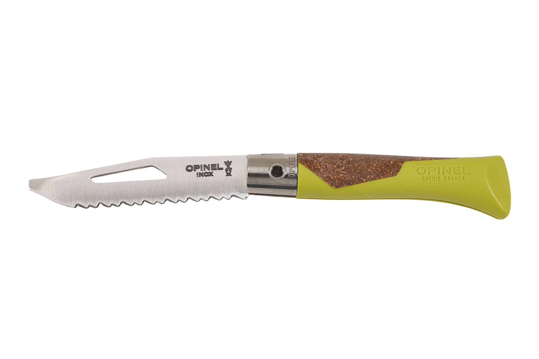 Couteau Opinel Néo7 Alpine "Opiflex®" - Tilleul et lame acier inoxydable