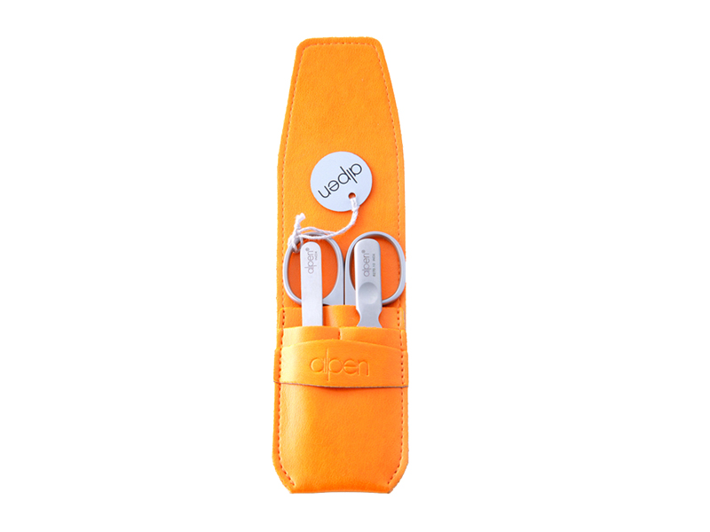 Pochette manucure Alpen 3 pièces Young orange