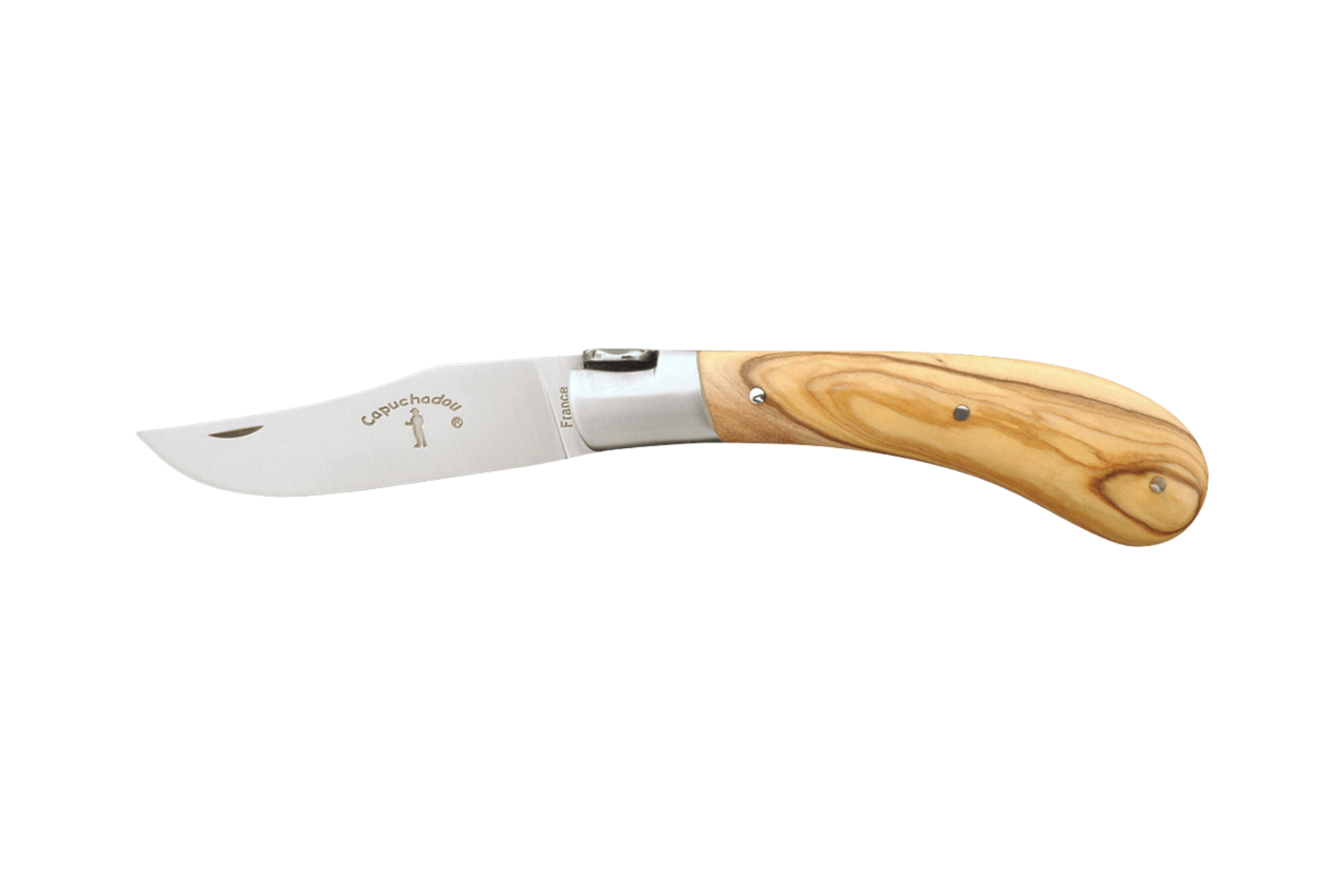 Couteau Le Capuchadou  Fontenille-Pataud - manche 10 cm olivier