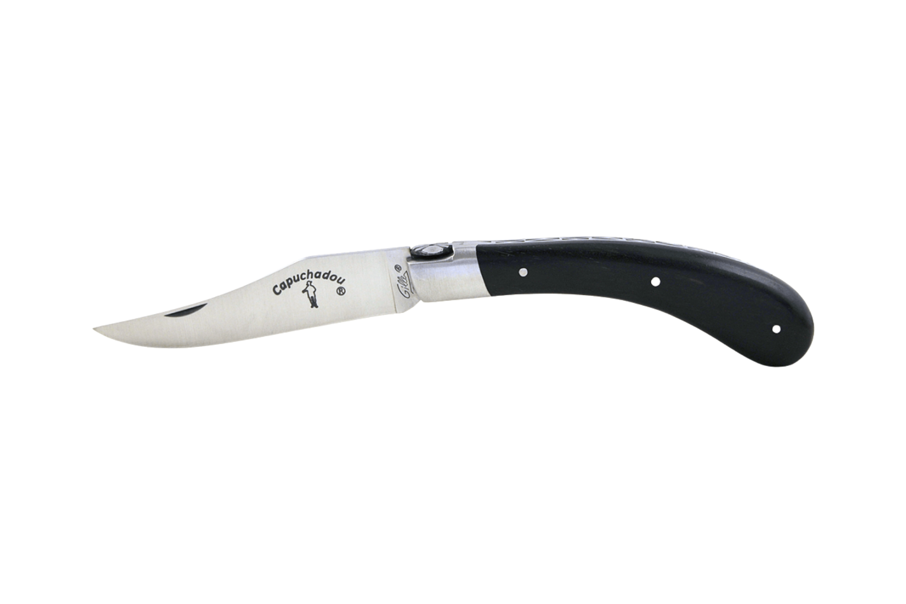 Couteau Le Capuchadou Fontenille Pataud - manche 12 cm ébène