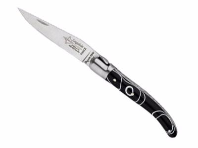COUTEAU LAGUIOLE ARBALETE G. DAVID RAINBOW MIEL 8CM