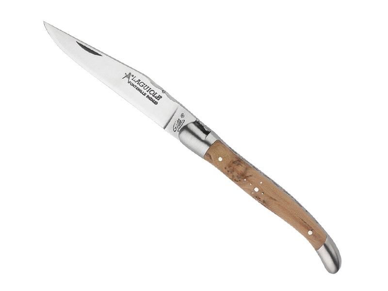 Couteau Laguiole Gilles Fontenille Pataud Tradition - manche 11 cm genévrier