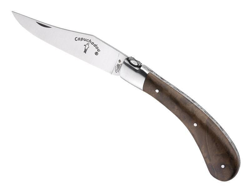 Couteau Le Capuchadou  Fontenille-Pataud - manche noyer de 10 cm