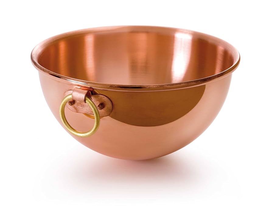 Bassine à blancs d'œufs Mauviel M'Passion anneau cuivre - 30 cm