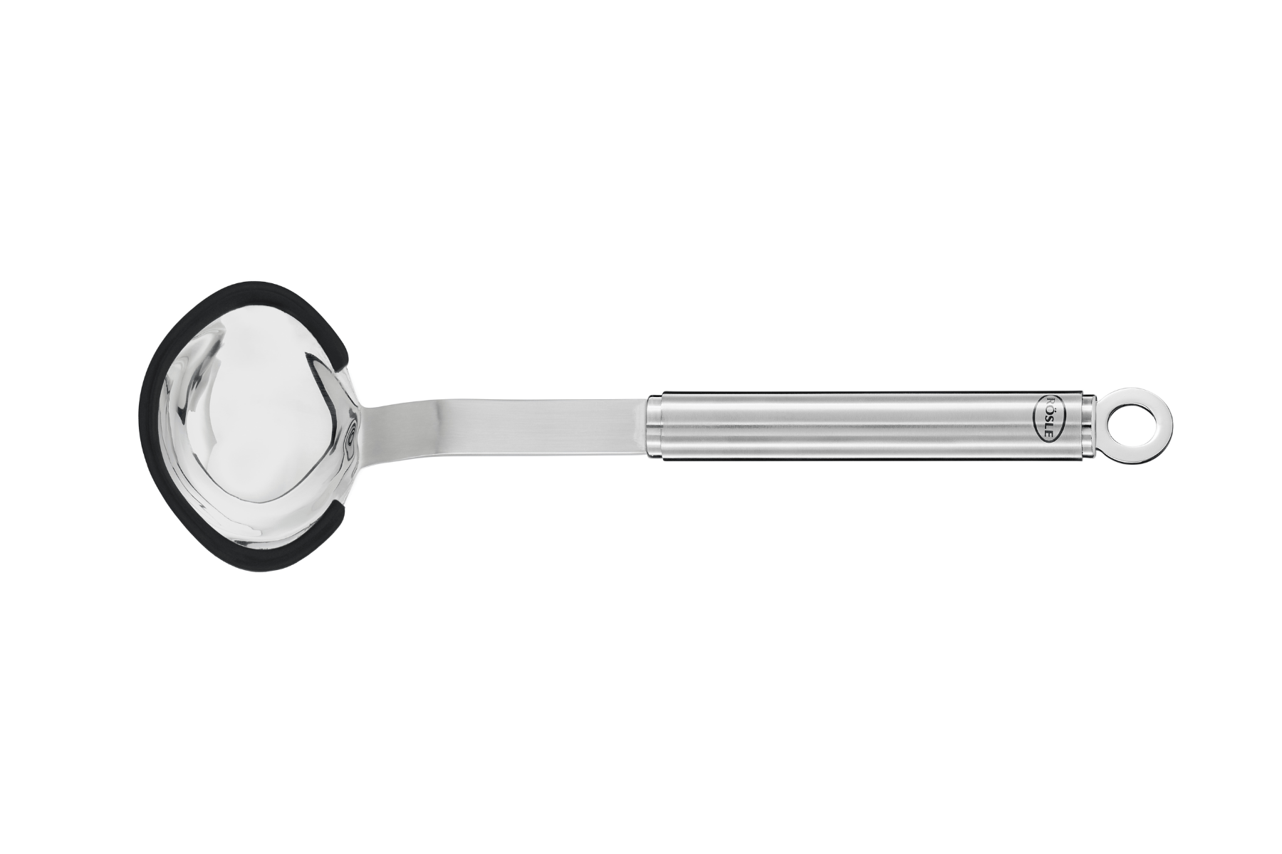 Louche à sauce en acier inoxydable et silicone Rösle