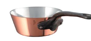 SAUTEUSE ÉVASÉE EN CUIVRE ETAMÉ MONTURE FONTE Ø 16 CM - M'TRADITION MAUVIEL