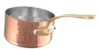 CASSEROLE EN CUIVRE ETAMÉ MONTURE BRONZE Ø 12 CM - M'TRADITION MAUVIEL