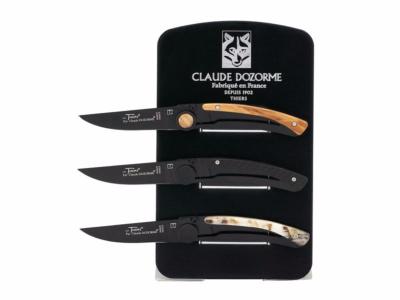 COUTEAU PAR DOZORME - LE THIERS - LOT DE 3 COUTEAUX