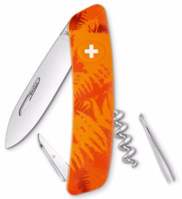 COUTEAU SWIZA MULTIFONCTIONS D01 FILIX ORANGE CAMOUFLAGE