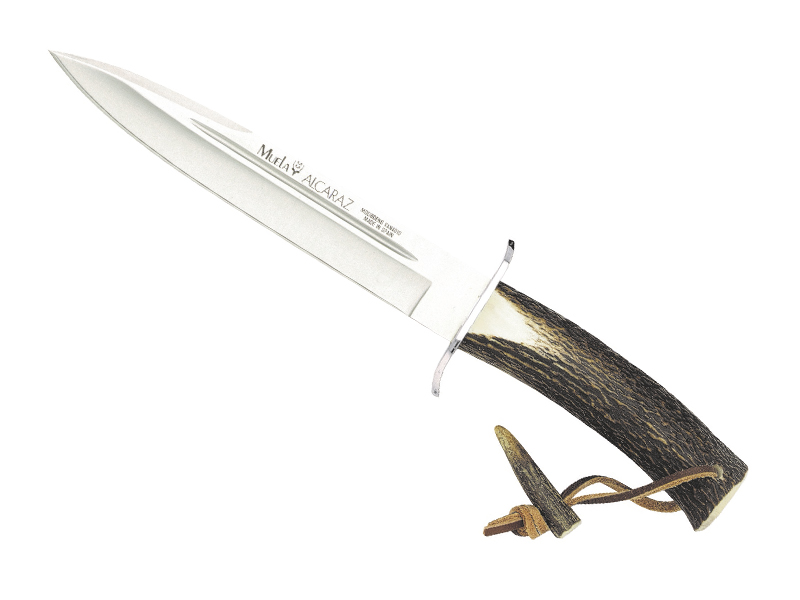 Poignard de chasse Muela Alacaraz 19 cm - manche bois de cerf