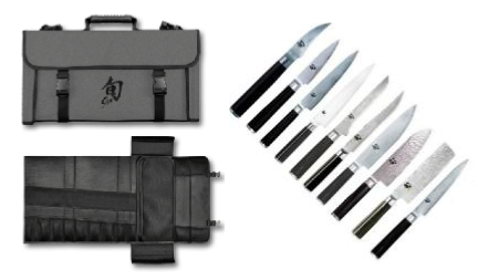 Mallette de 10 couteaux japonais Kai Shun Classic