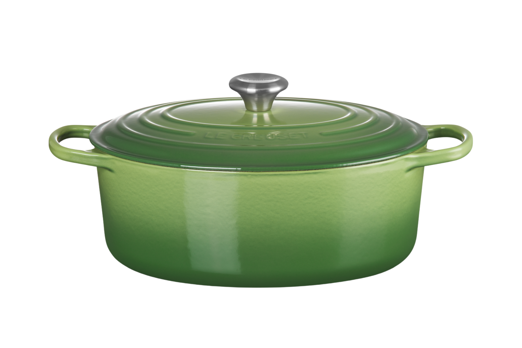 Cocotte en fonte Le Creuset ovale Bamboo - 31 cm