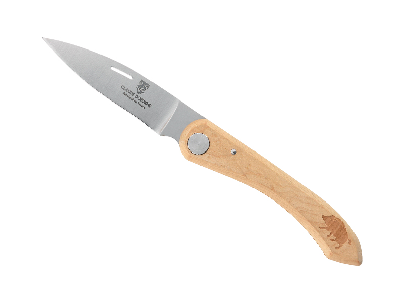 Couteau C. Dozorme Le Capucin - manche 12.5 cm buis décor sanglier