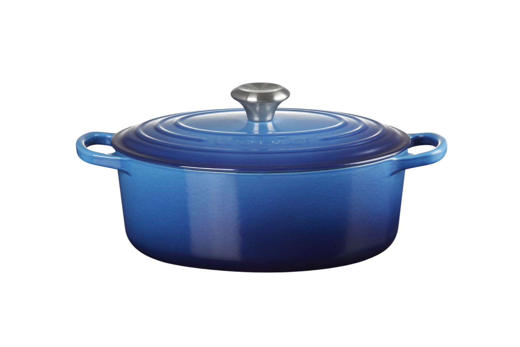 Cocotte en fonte Le Creuset ovale Bleu azur - 29 cm