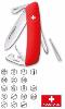 COUTEAU SWIZA DE POCHE D04 ROUGE