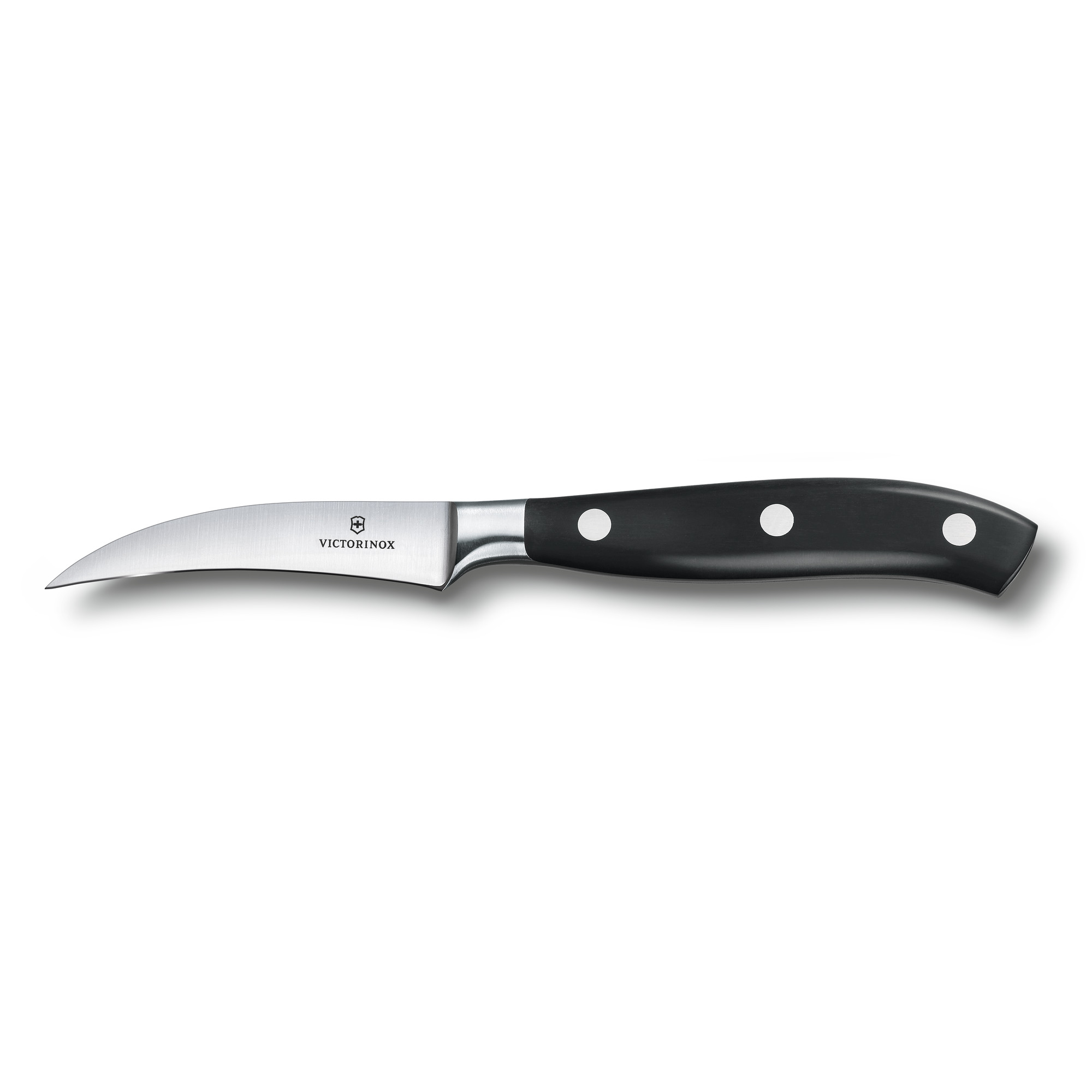 Couteau bec d'oiseau Victorinox Grand Maître lame courbe 8 cm manche noir