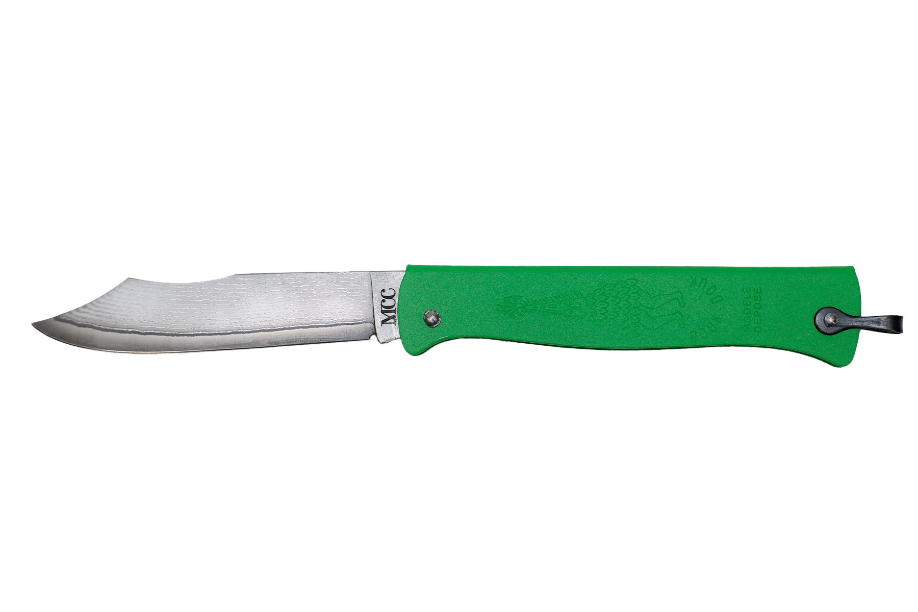 Couteau Douk-Douk de Cognet VG10 damas série limitée - vert