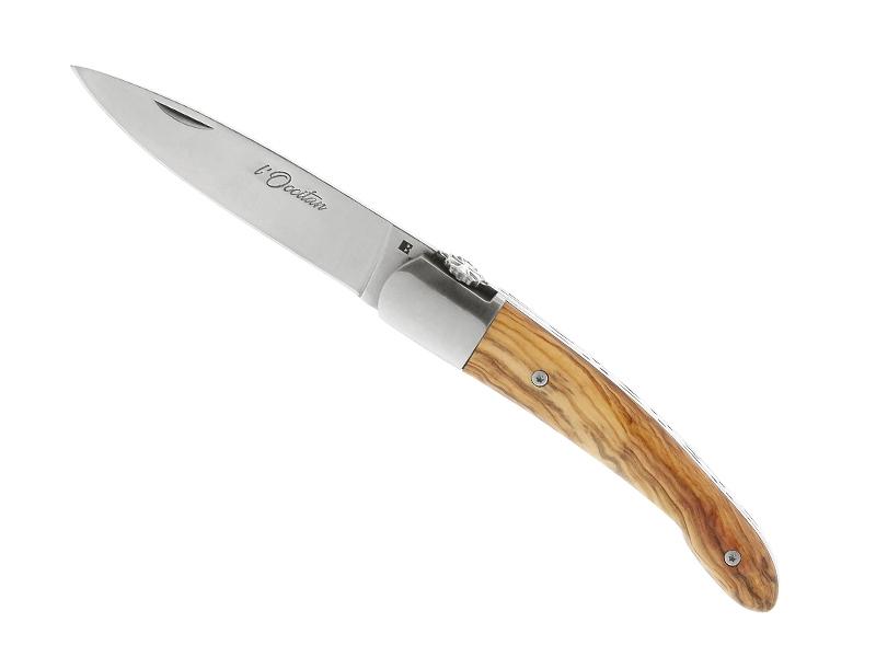 Couteau L'Occitan  - manche 11 cm olivier