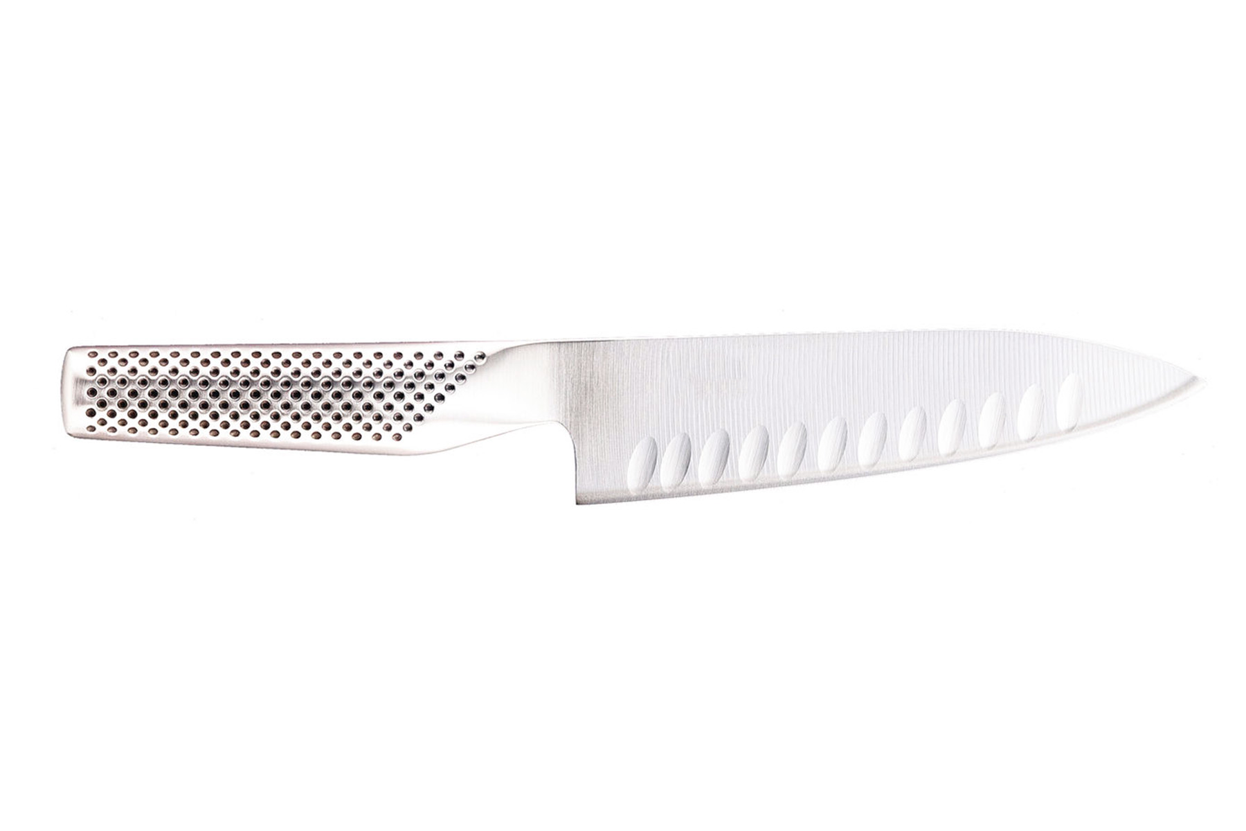 Couteau japonais Global g-series G79 - Couteau de chef alvéolé 16 cm