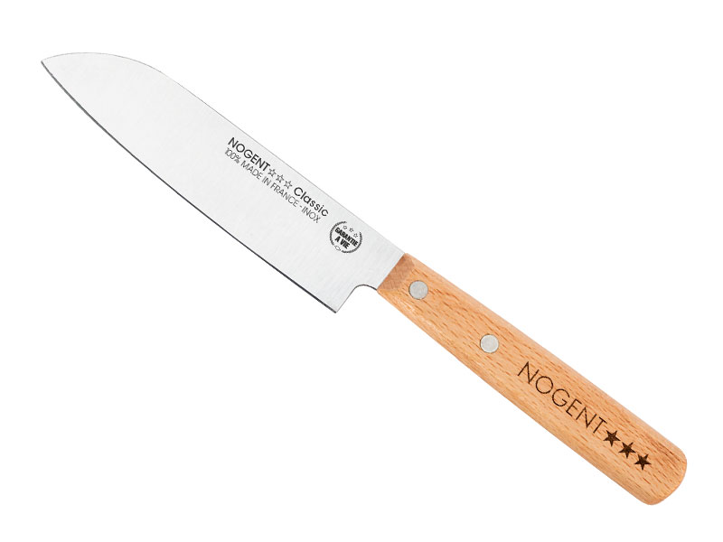 Couteau Santoku Nogent*** lame 11 cm - manche hêtre