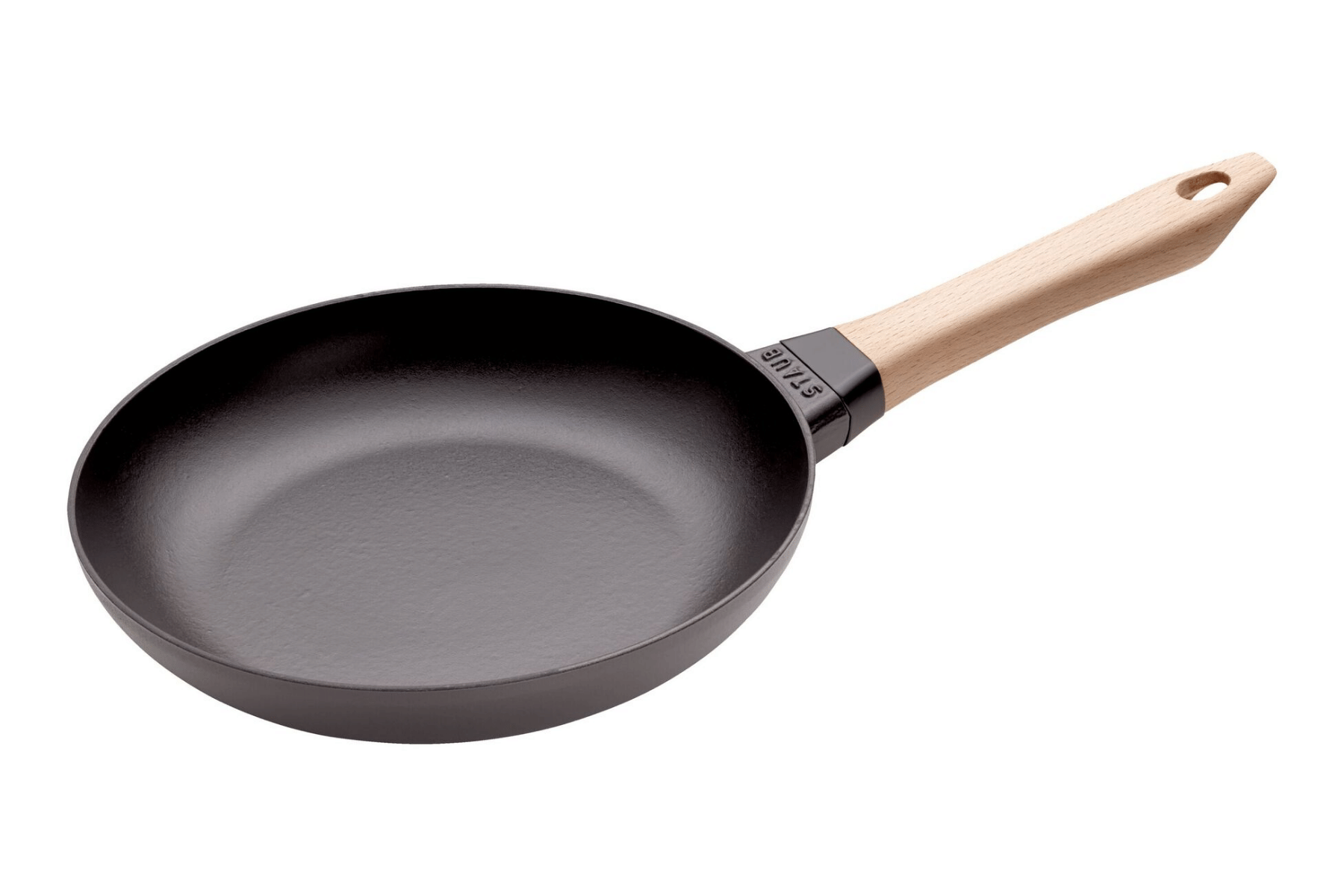 Poêle en fonte Staub 24 cm - manche en bois