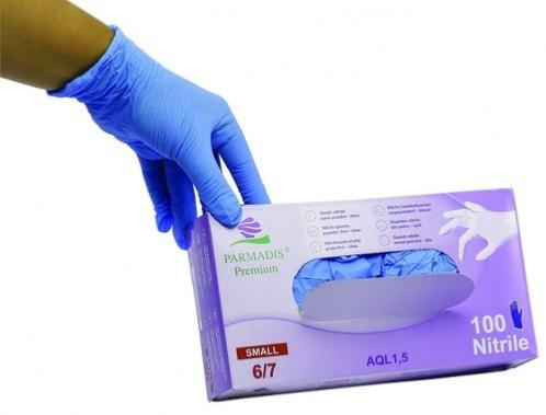 BOITE DE 100 GANTS JETABLES BLEUS MATFER