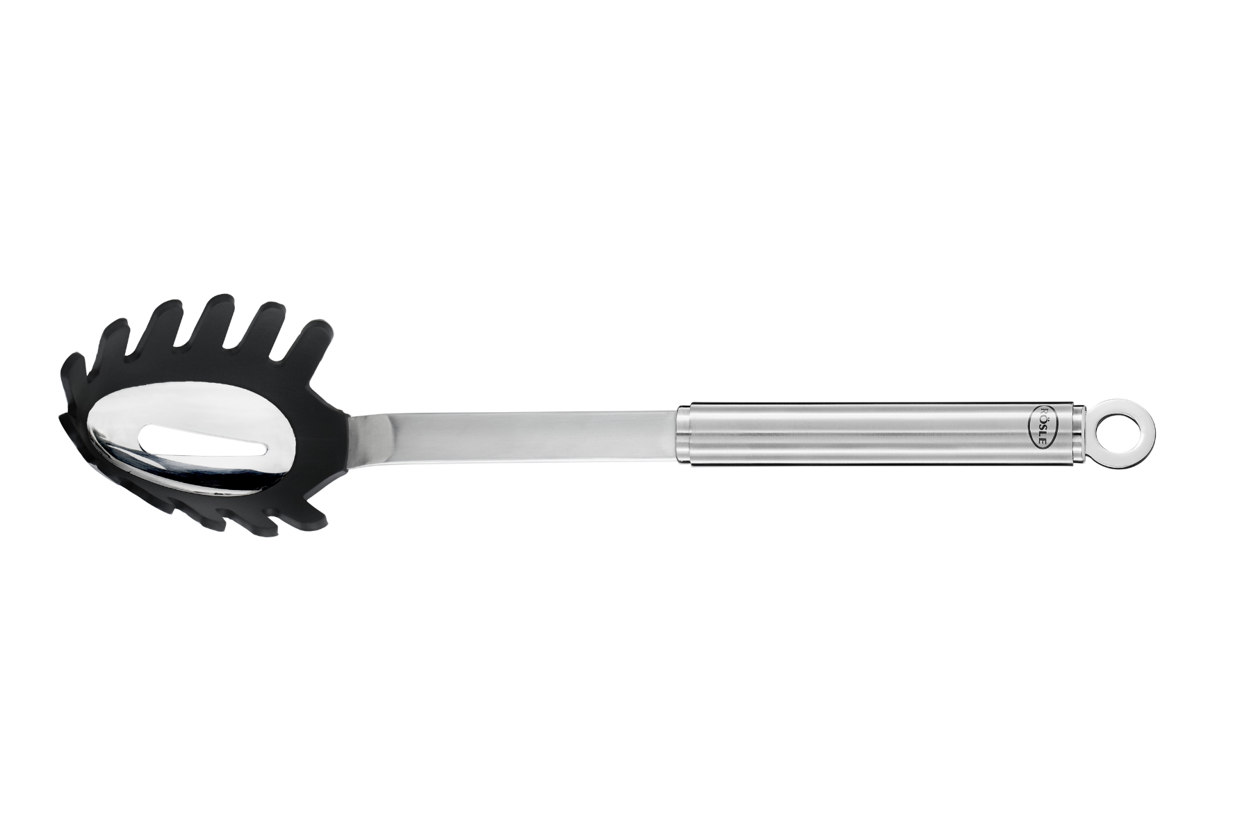 Cuillère à spaghetti manche rond en silicone Rösle