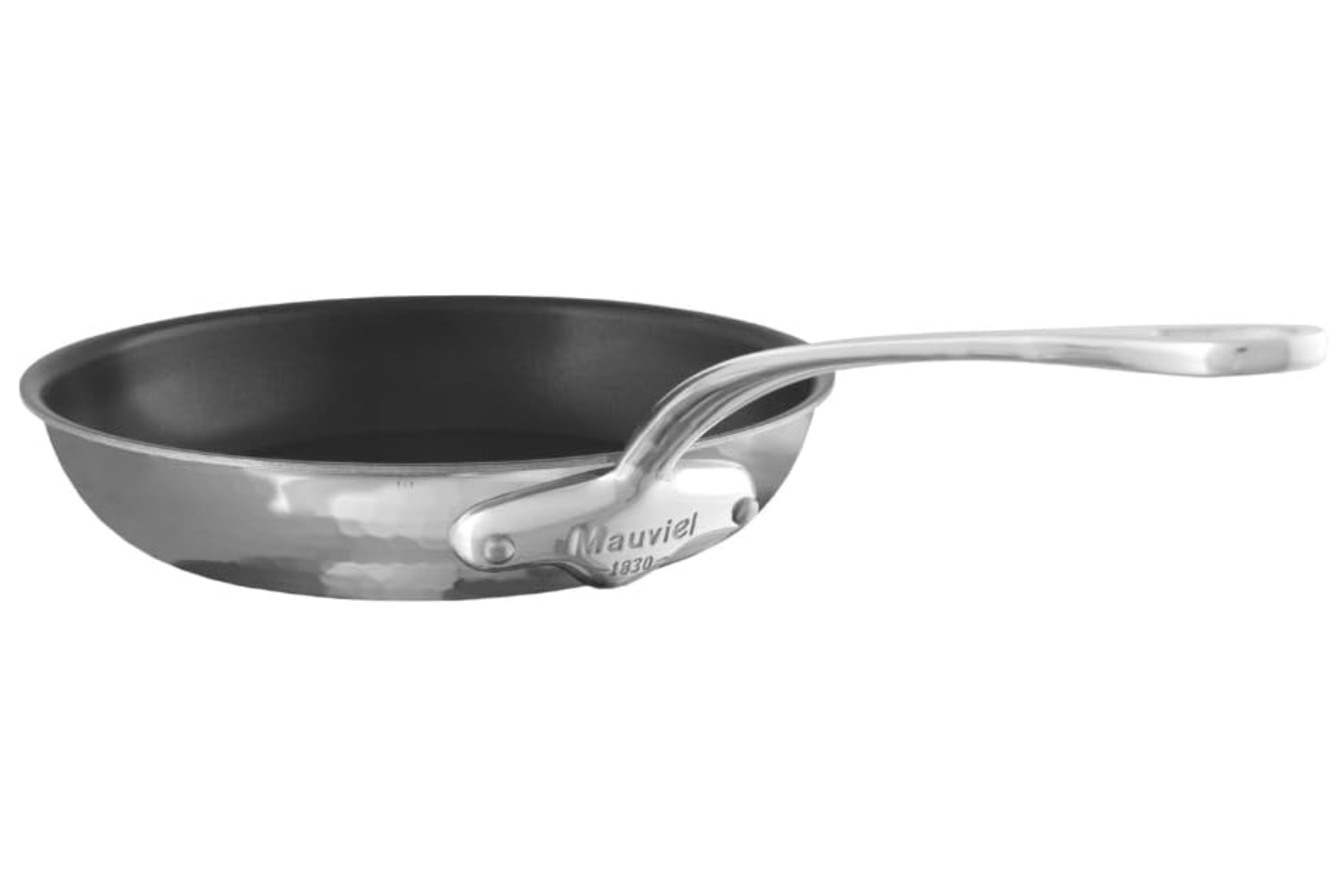 Poêle inox martelé antiadhésive Mauviel M'Elite 28 cm - manche fonte d'inox