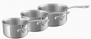 SÉRIE DE 3 CASSEROLES MAUVIEL M'COOK - 16 À 20 CM