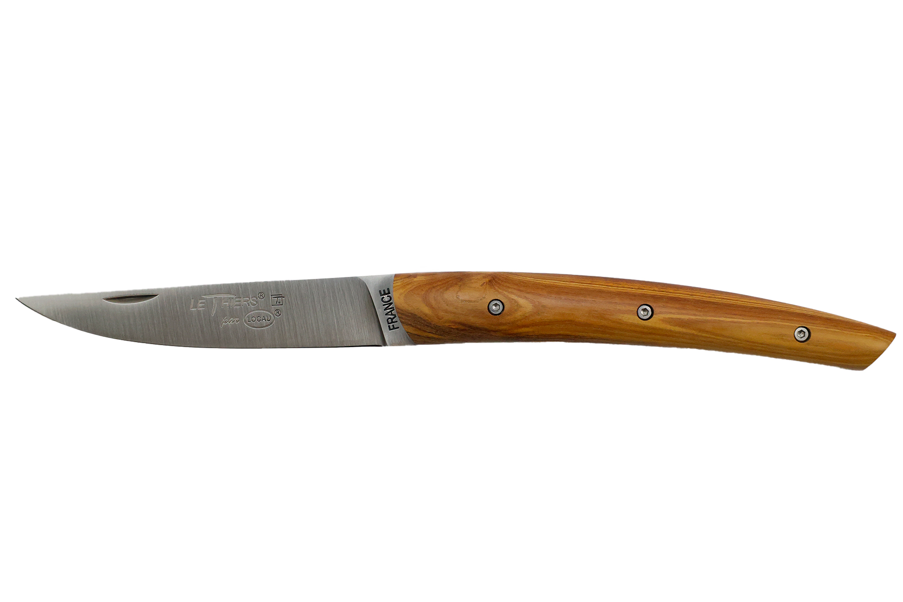 Couteau Le Thiers le Pote par Locau -  manche pistachier