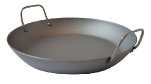 MAUVIEL M'STEEL PLAT A PAELLA FER NATUREL Ø40 CM