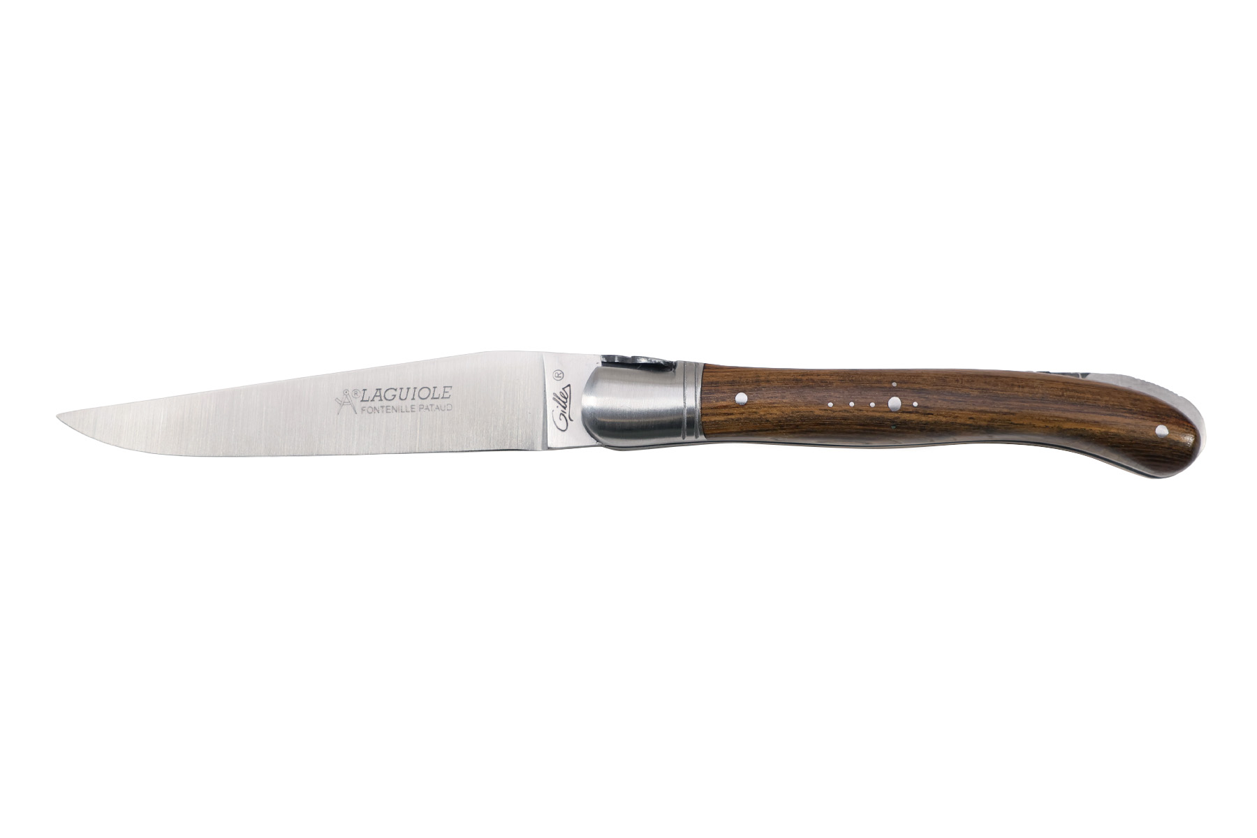 Couteau Laguiole Nature Fontenille Pataud modèle Nature 12 cm - pistachier
