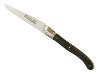 GILLES FONTENILLE-PATAUD - COUTEAU LAGUIOLE NATURE POINTE DE CORNE NOIRE 12CM INOX
