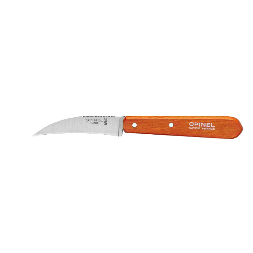 Couteau bec d'oiseau Opinel n°114 - Manche mandarine