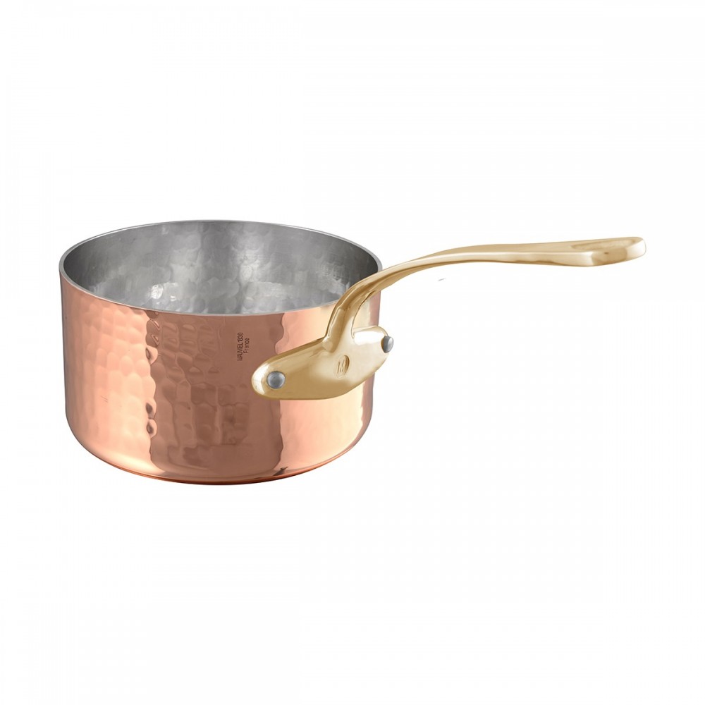 CASSEROLE EN CUIVRE ETAMÉ MONTURE BRONZE - M'TRADITION MAUVIEL 20