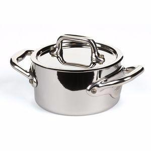 COCOTTE INOX 9CM AVEC COUVERCLE - M'MINIS M'COOK MAUVIEL