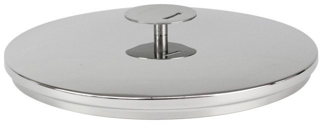 Couvercle Cristel Graphite inox amovible - 22 cm