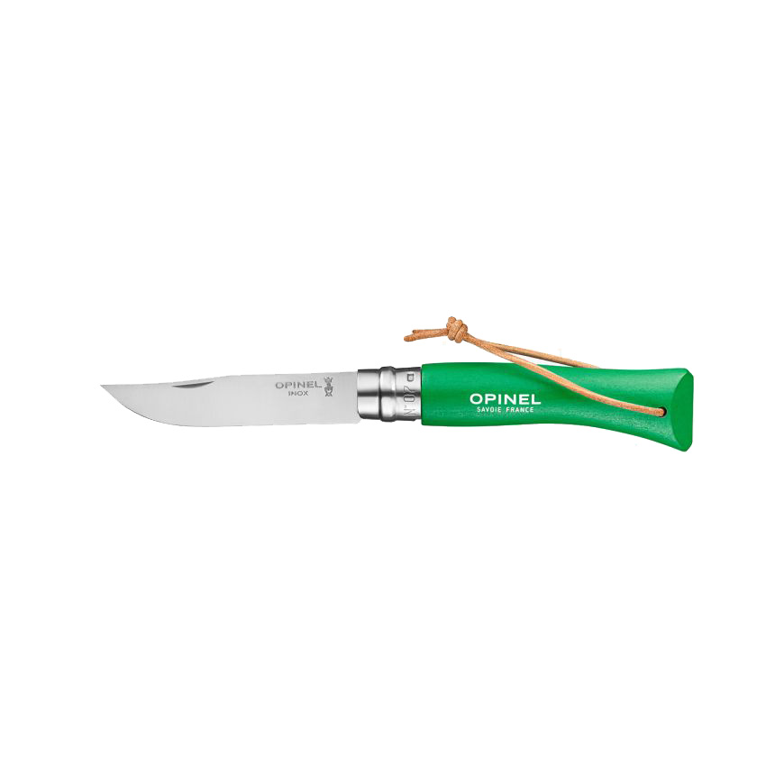 Couteau Opinel n°07 baroudeur - vert prairie