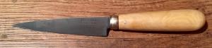 COUTEAU PALLARES SOLSONA DE CUISINE OFFICE 10,5 CM - CARBONE