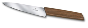 Couteau à découper Victorinox Swiss Modern - lame 15 cm - manche noyer