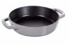 STAUB - PLAT DOUBLE POIGNÉE GRIS GRAPHITE EN FONTE