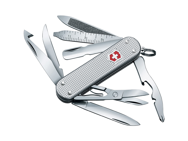 Canif Victorinox Minichamp Alox gris