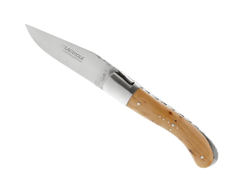 Couteau Laguiole Gilles Fontenille Pataud Sport - manche genévrier 13 cm