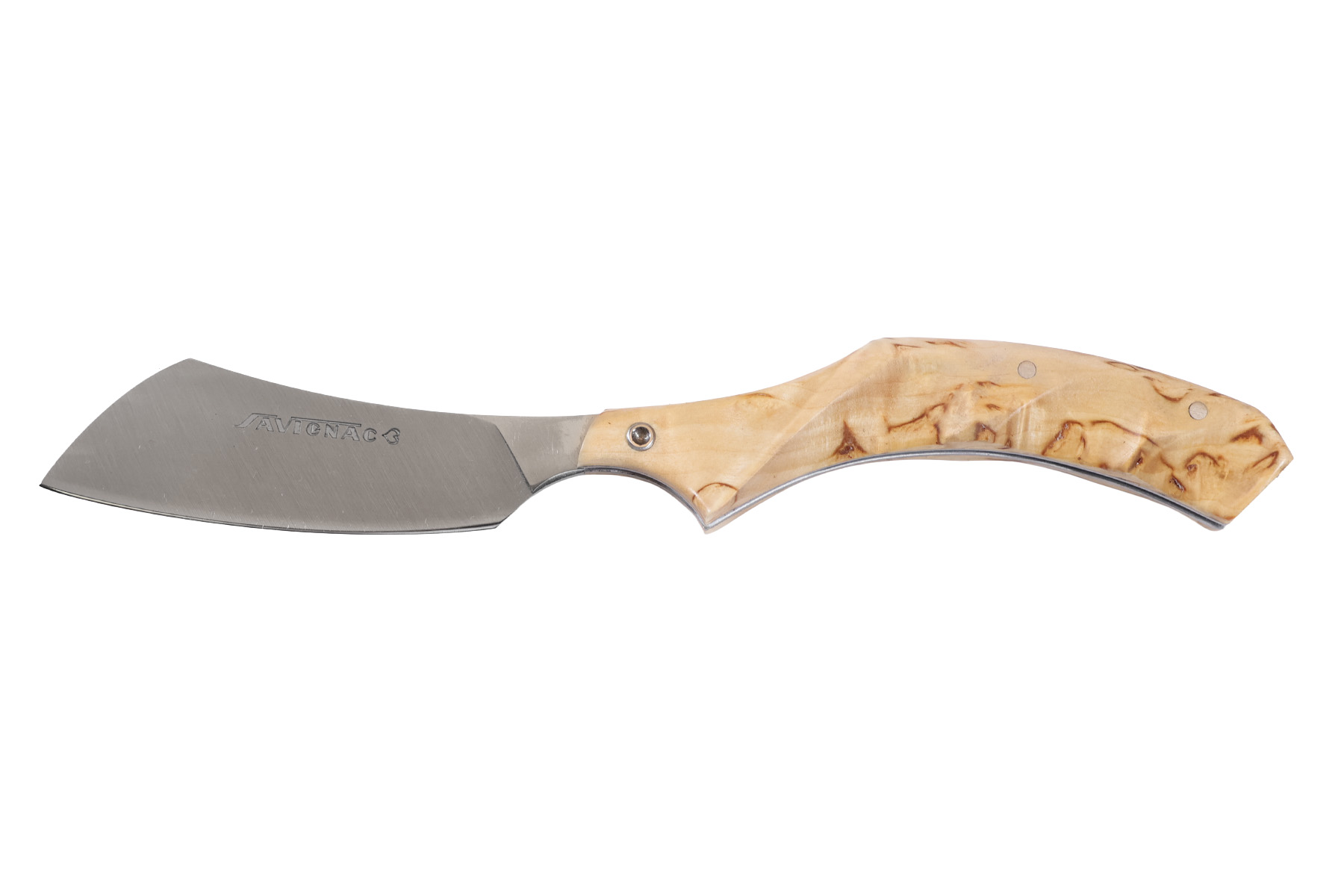 Couteau Le Phasme de la coutellerie Savignac Bouleau manche façonné