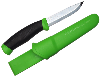 COUTEAU MORA COMPANION NOIR/VERT INOX