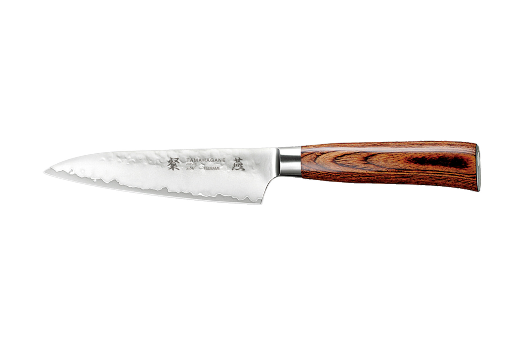 Couteau japonais Tamahagane Tsubame pakkawood - couteau petty 12 cm