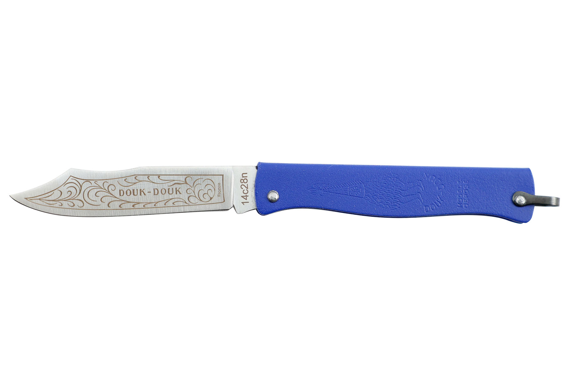 Couteau Douk-Douk par Cognet couleur bleu (Petit-modèle) - Nouvelle version