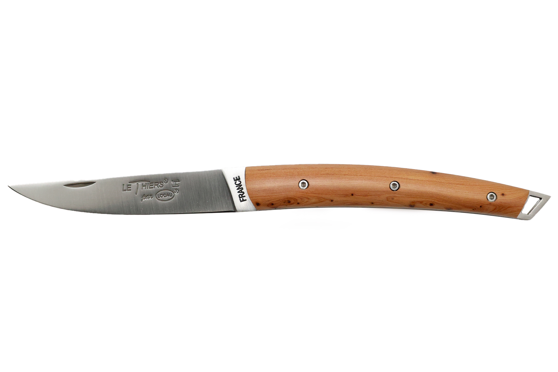 Couteau Le Thiers le Pote par Locau - Manche genévrier